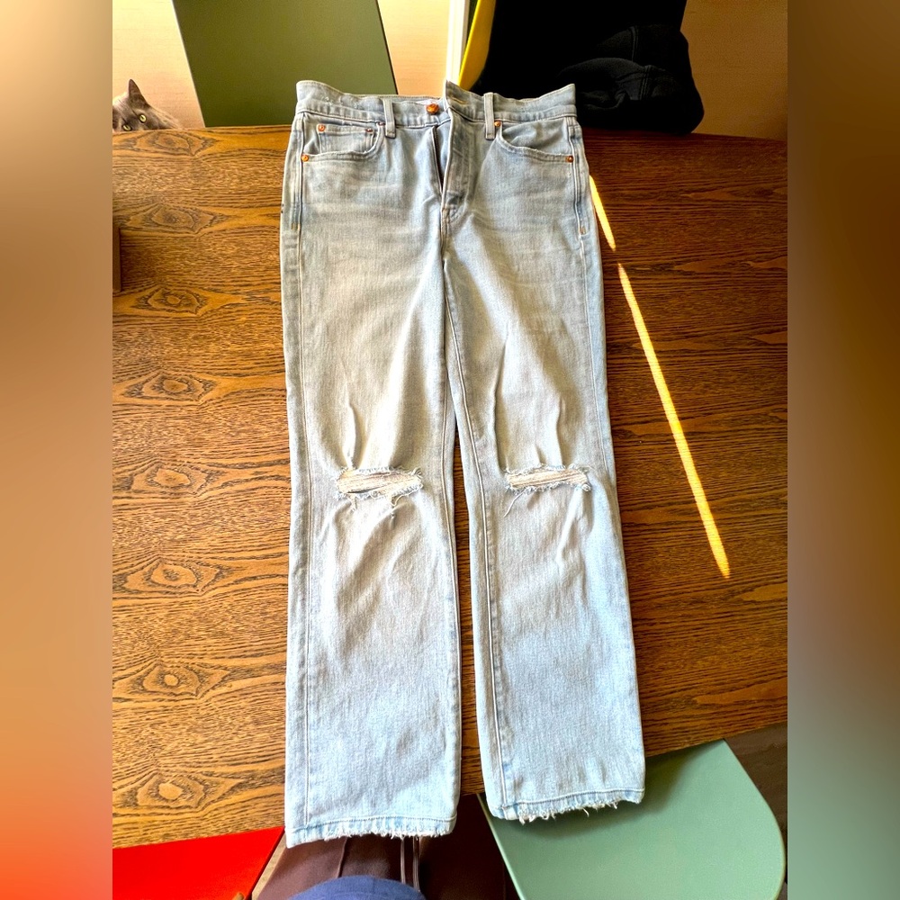 AYR The Sugar Straight Leg Jeans (Size 30)